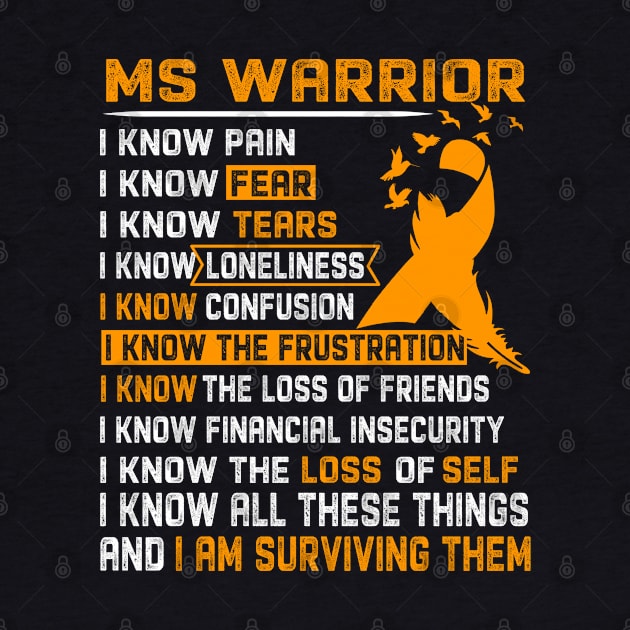 MS Awareness Support MS Warrior Gifts by ThePassion99